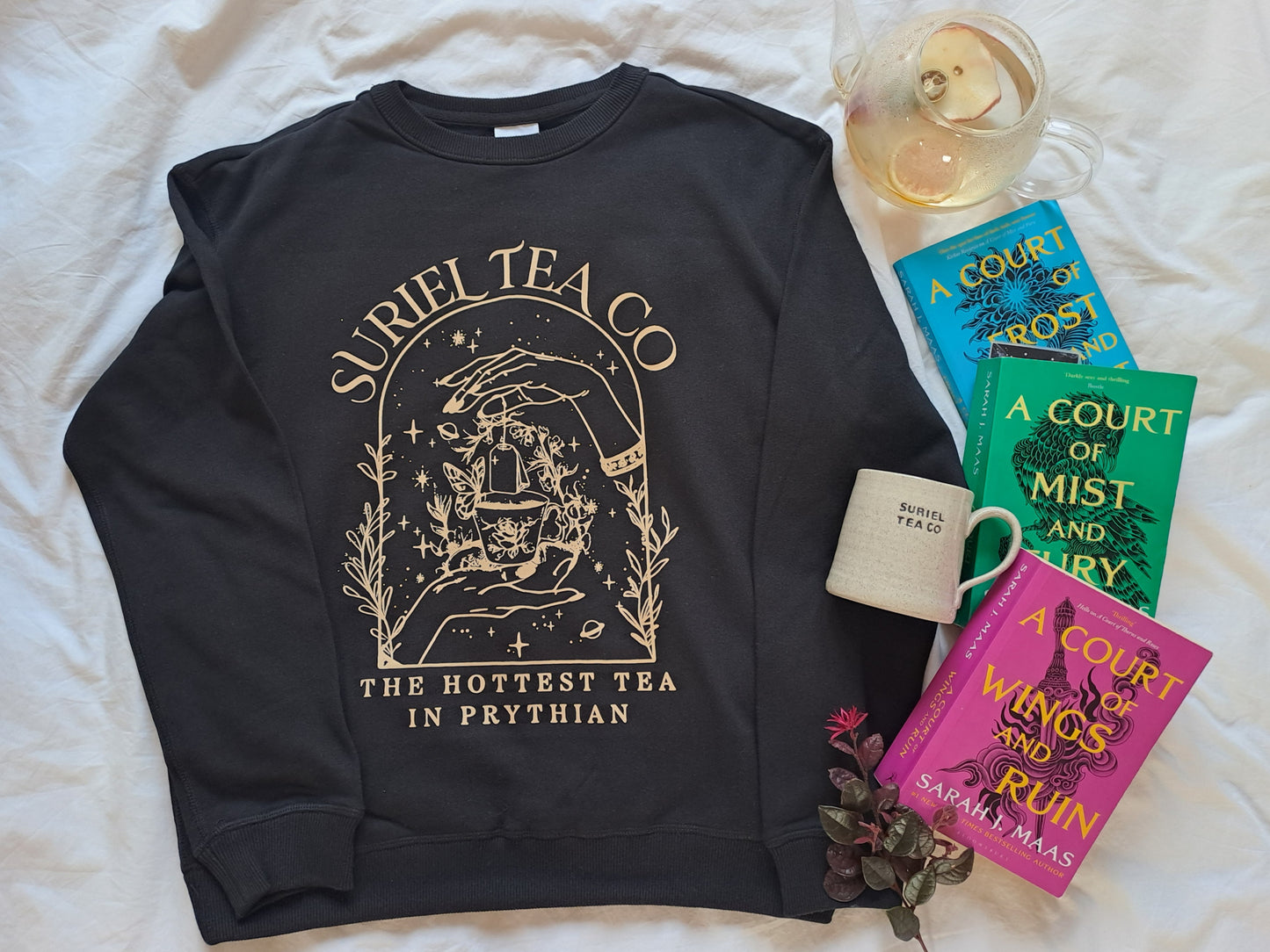 Suriel Tea Co. - Black Sweatshirt (non-fleece)
