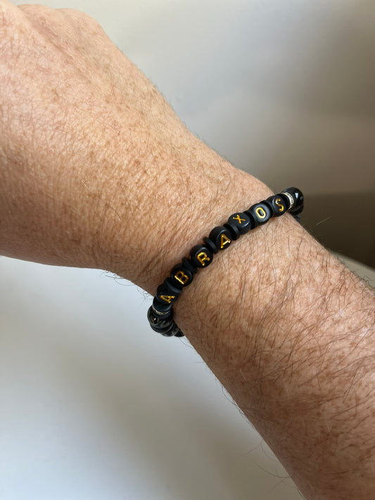 Video of Jess wearing the Abraxos bracelet