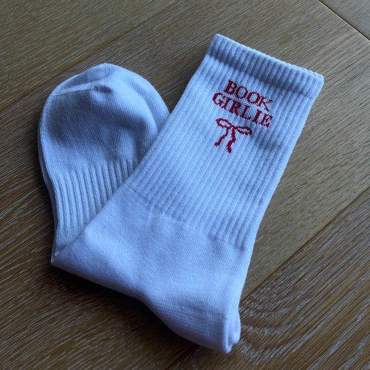 Book Girlie Socks (Red)