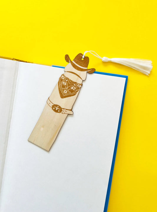 Cowboy Cockmark Bookmark