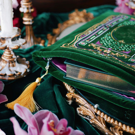 Literati Book Sleeve - Forest Green