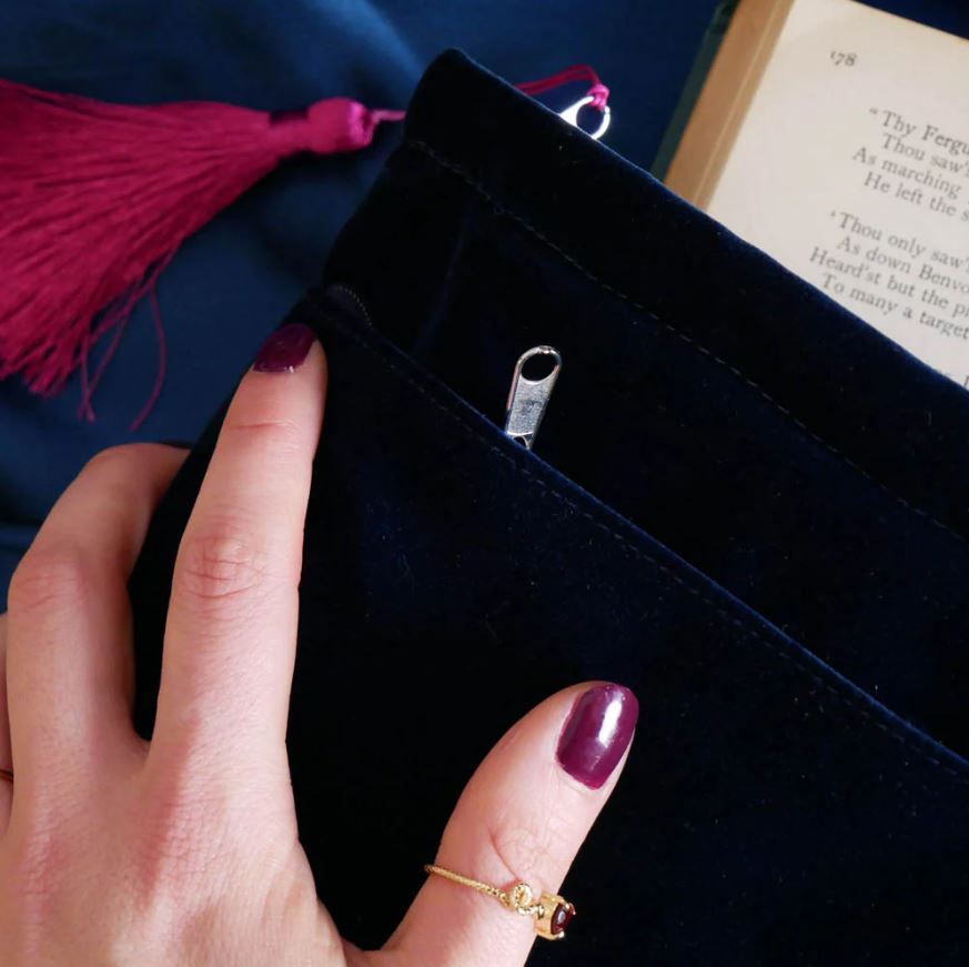 Serpents & Swords Book Sleeve - Blue