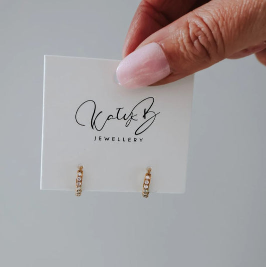 🌙 Mini Twilight Hoop Earrings