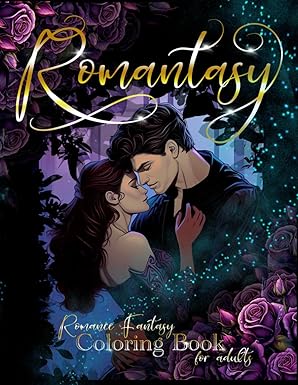 Colouring book cover 'Romantasy'