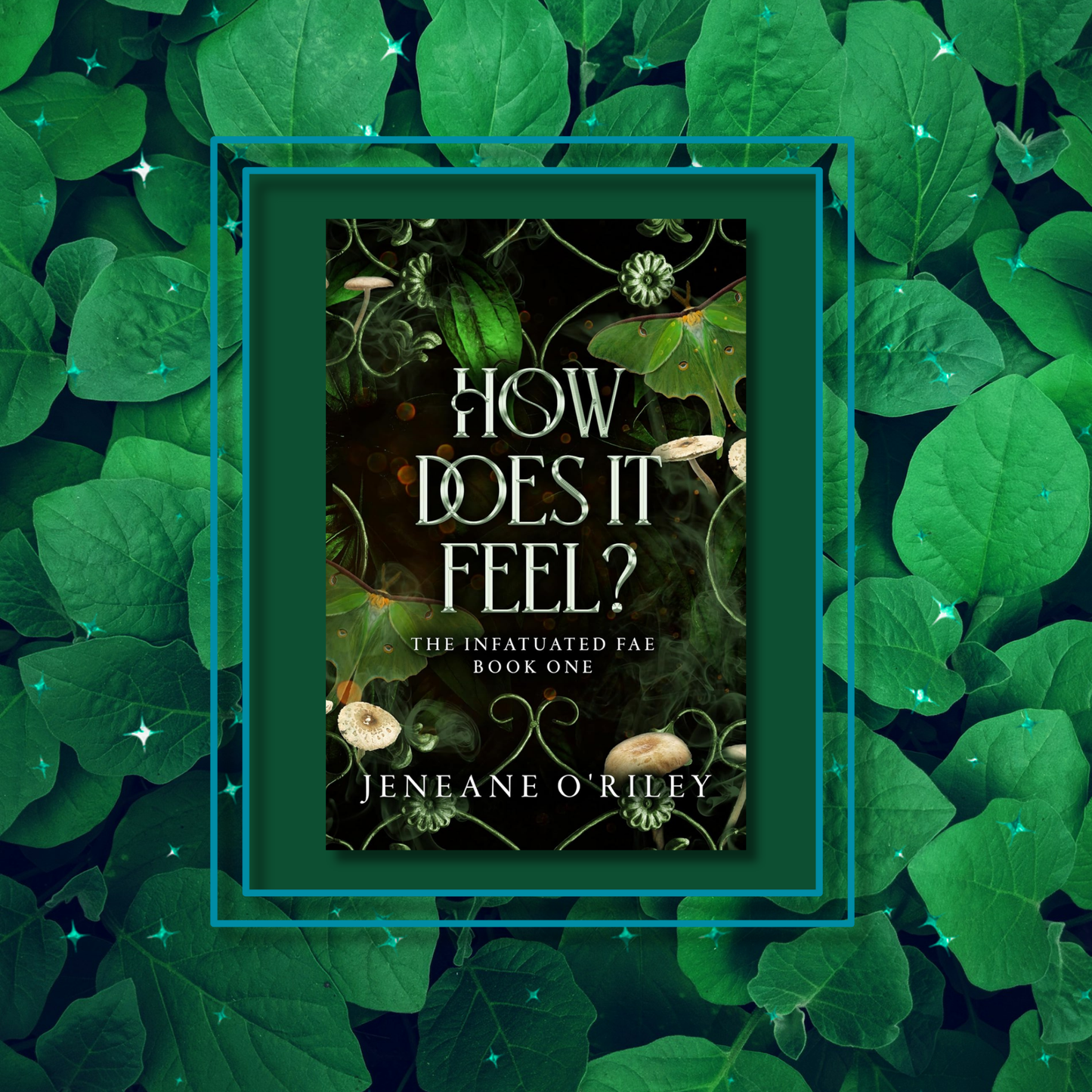 How Does it feel? By Jeneane O'Riley, featuring the book cover with a photo background inspired by its artwork.