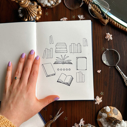 Stamp Set - Reading Journal