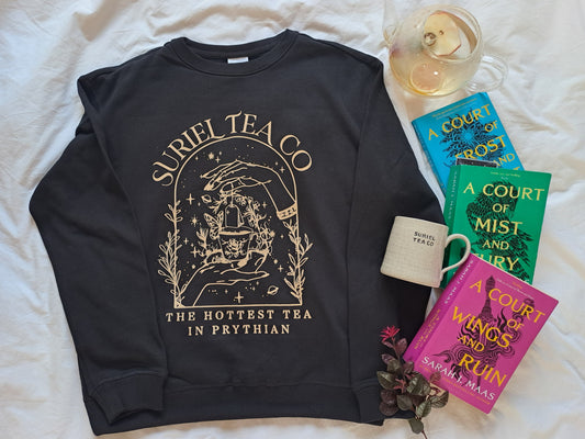Suriel Tea Co. - Black Sweatshirt (non-fleece)