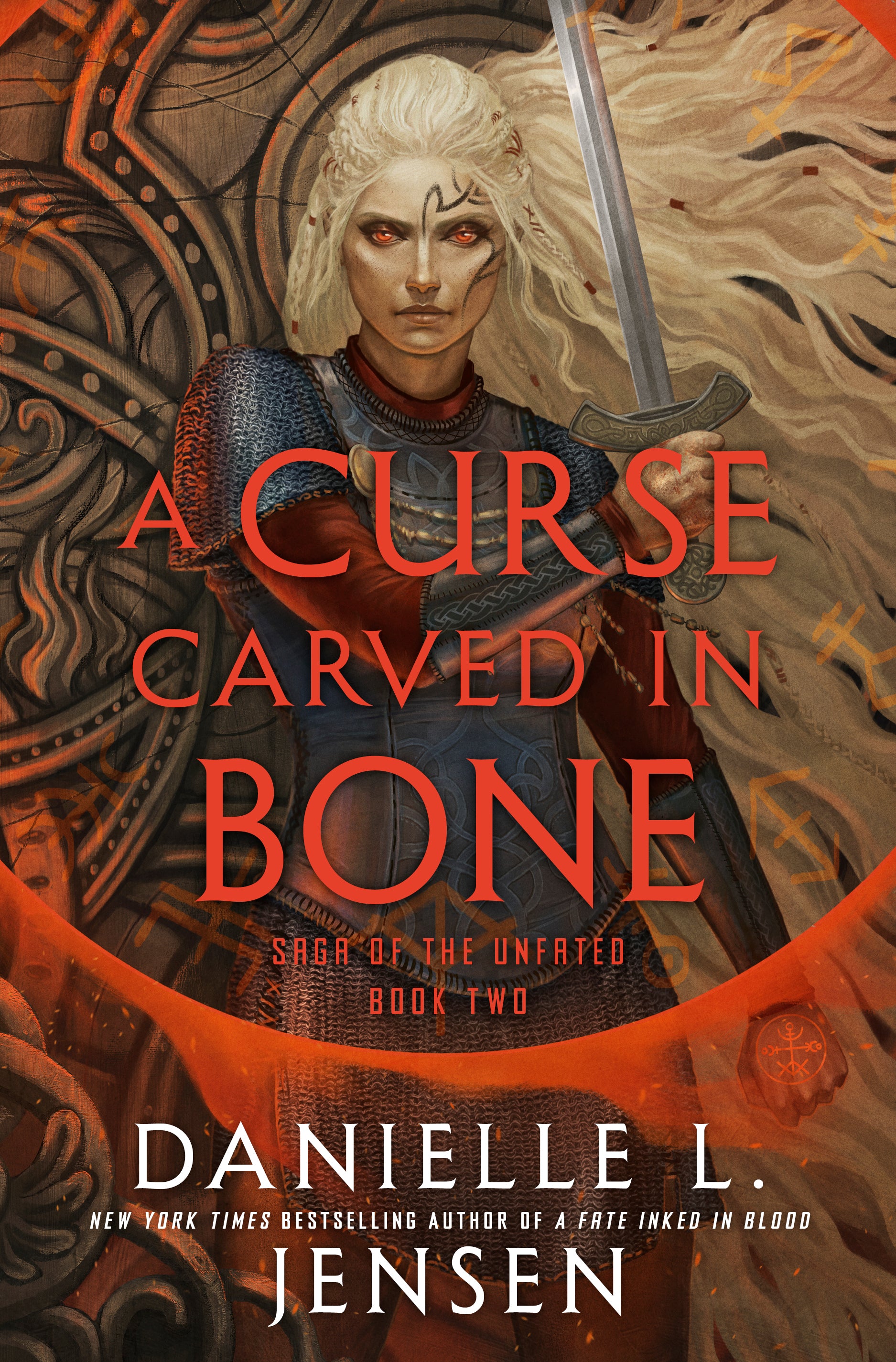 A Curse carved in bone book cover