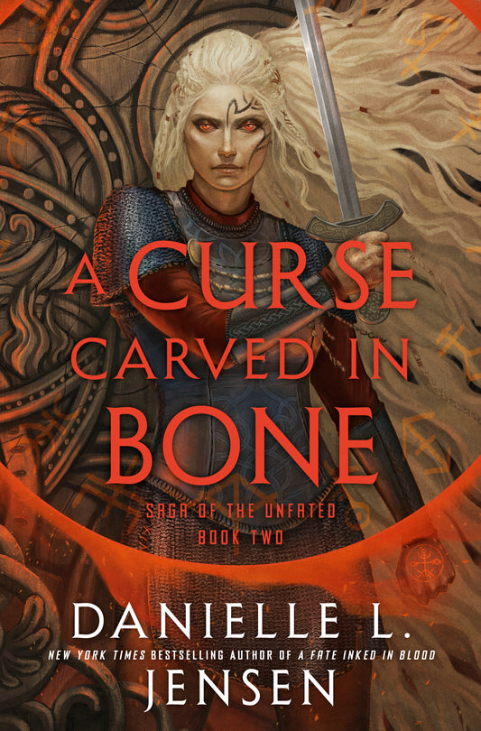 A Curse carved in bone book cover