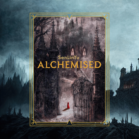 Book cover of 'Alchemised' by SenlinYu with a dark, gothic landscape.