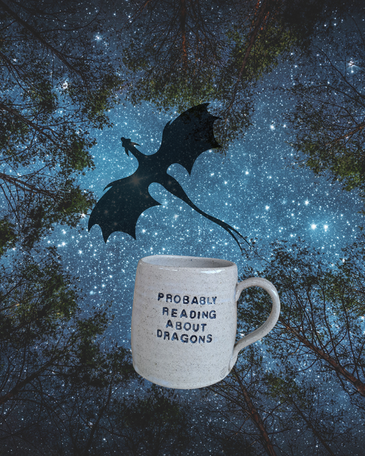Probably Reading About Dragons Mug