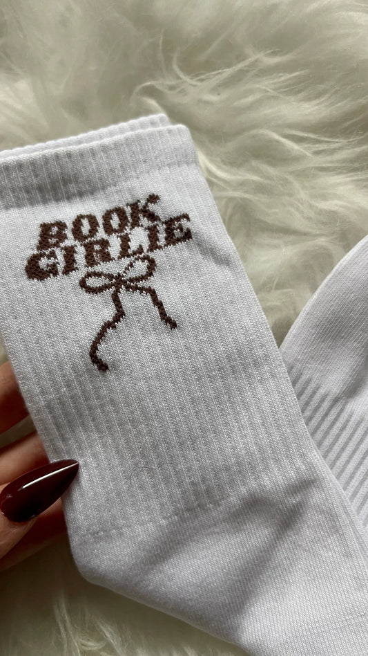 Book Girlie Socks (Brown)