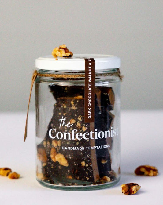Dark Chocolate Walnut & Coffee Toffee | 200g Jar