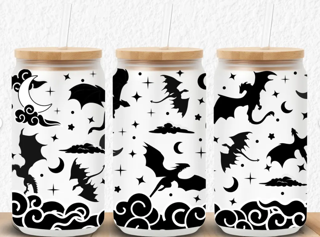 Midnight Dragon 16oz Tumbler