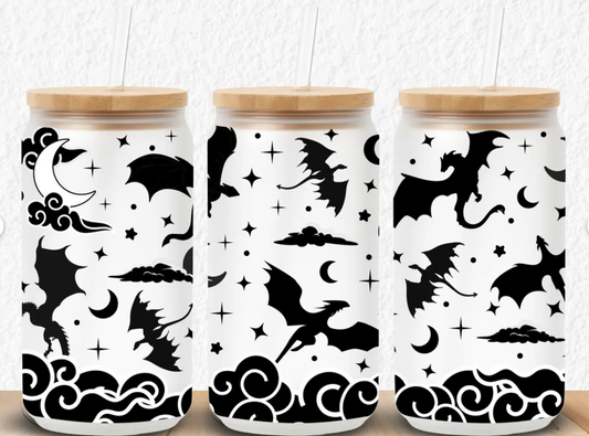 Midnight Dragon 16oz Tumbler