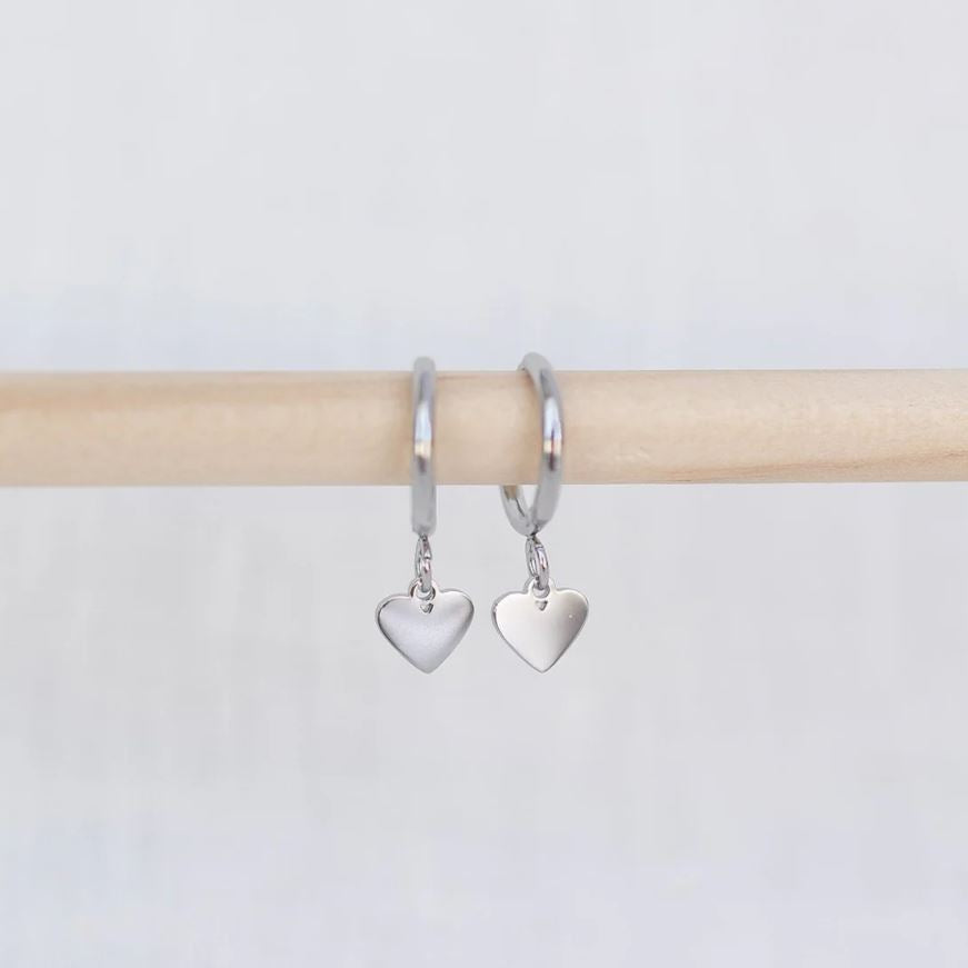 ❤️ Heart Hoop Earrings