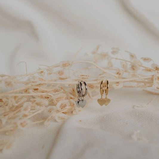 ❤️ Heart Hoop Earrings