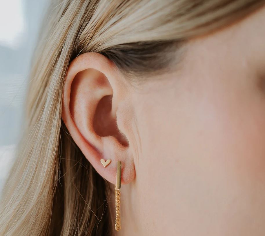 ❤️ Mini Heart Studs