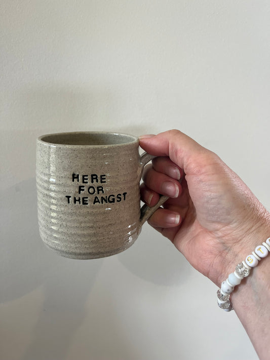 Here For The Angst Mug