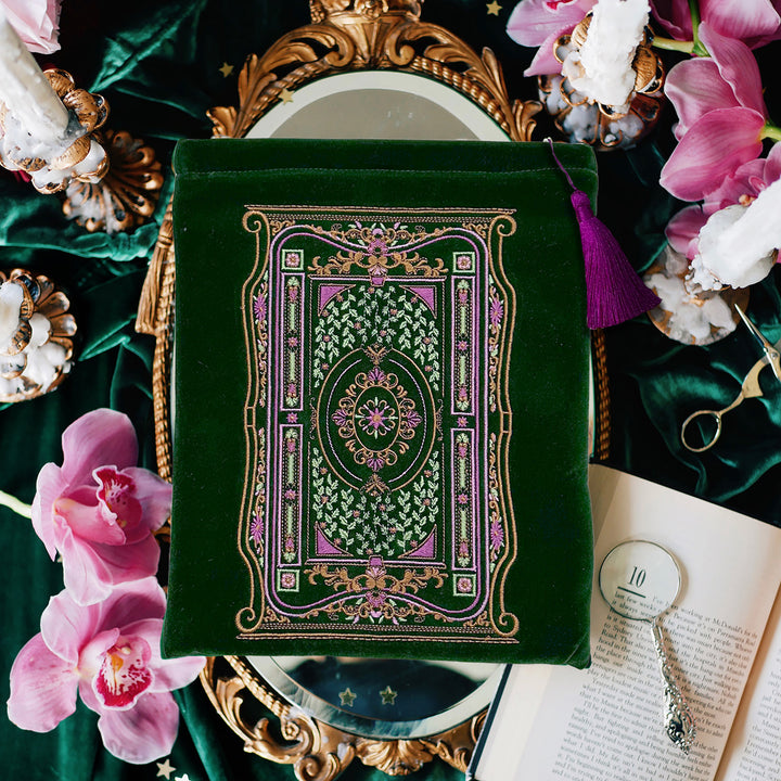 Literati Book Sleeve - Forest Green