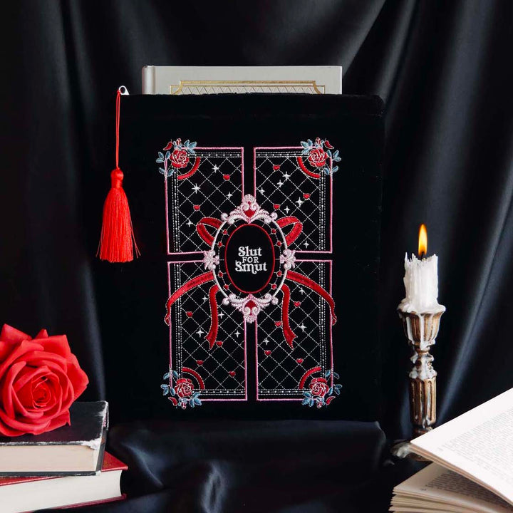 Slut for Smut Book Sleeve - Black