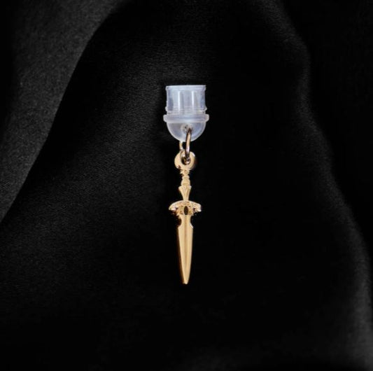 Sword Dust Plug - Gold