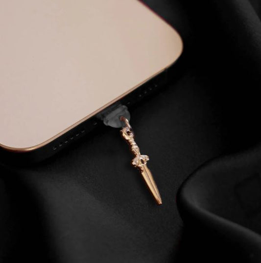 Sword Dust Plug - Gold