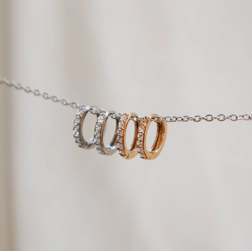 🌙 Mini Twilight Hoop Earrings