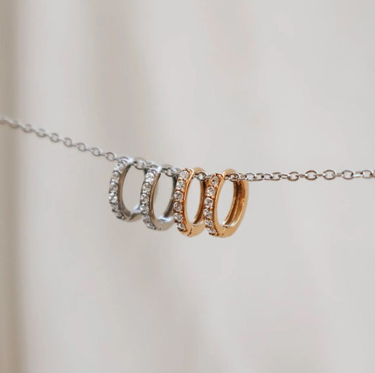 🌙 Mini Twilight Hoop Earrings