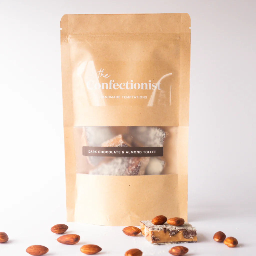 Dark Chocolate & Almond Toffee | 100g Pouch