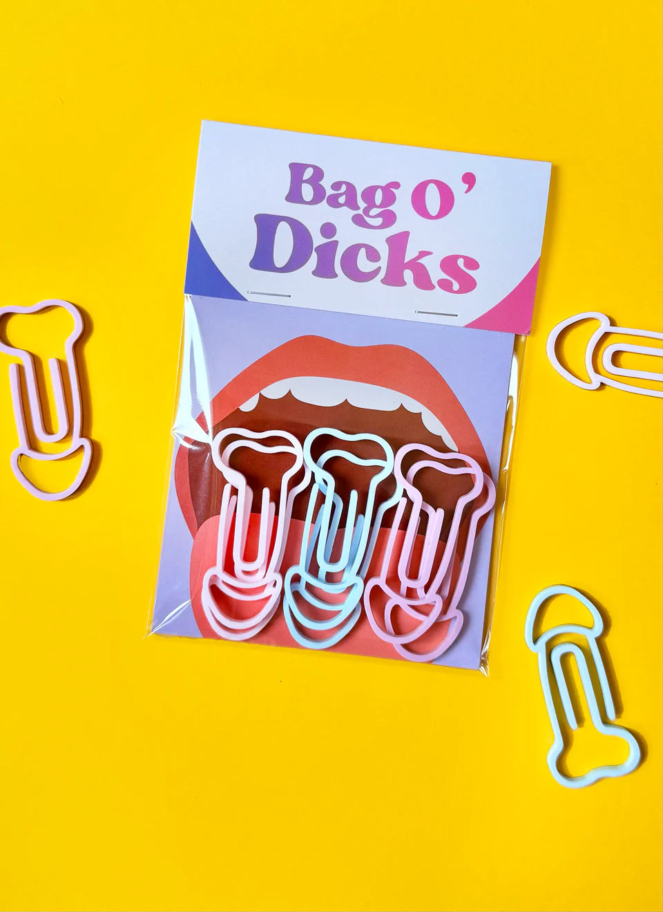 Bag O' Dick Cockclips - Cotton Candy Colour