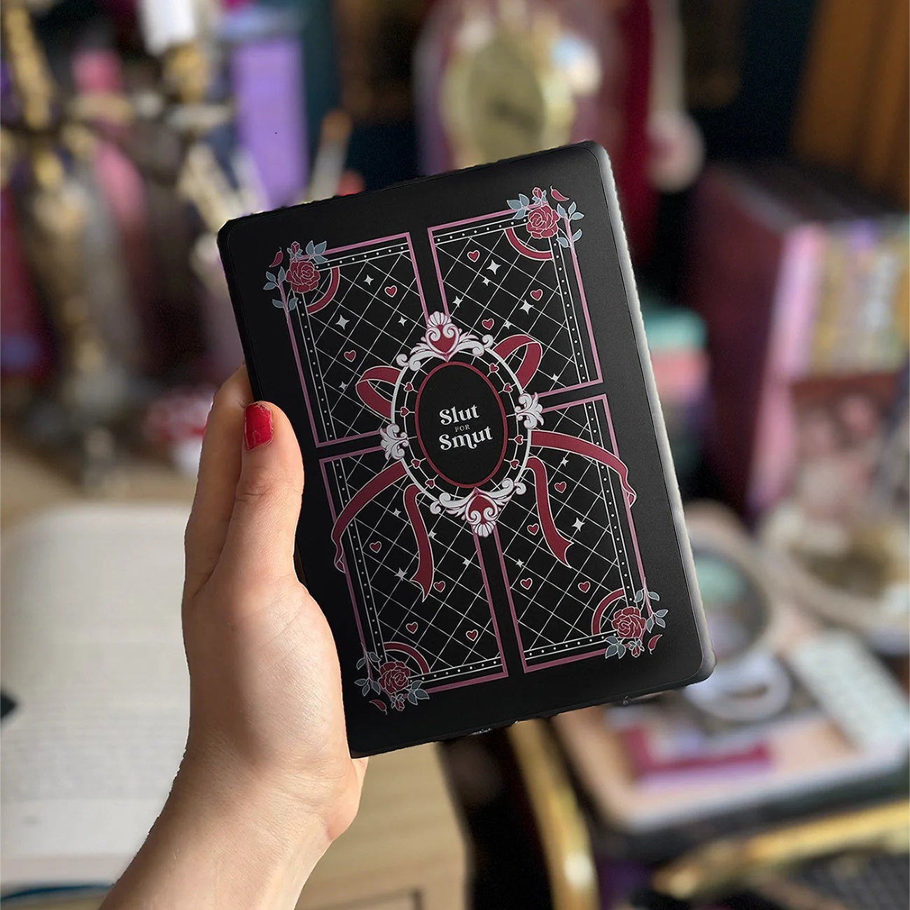 Slut For Smut Black Kindle Sticker Insert