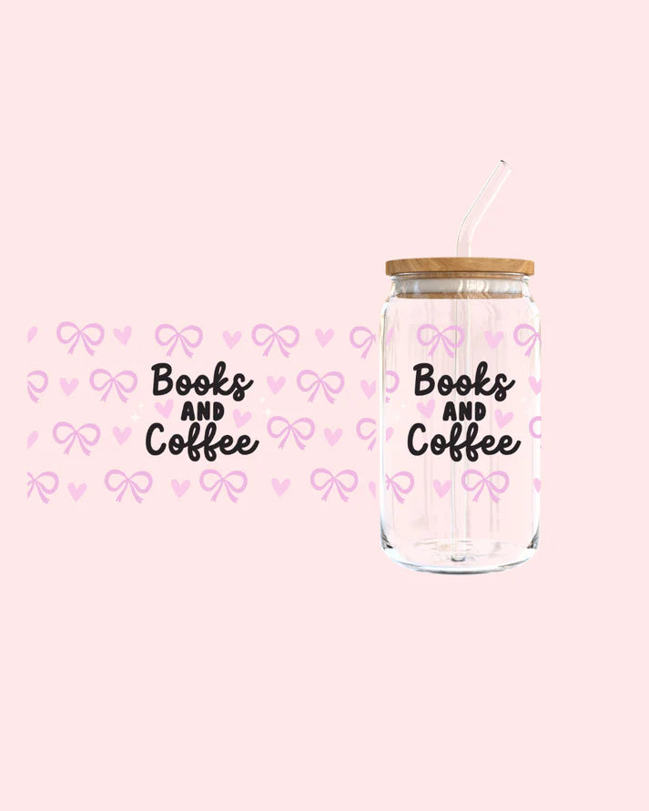 Books and Coffee Tumbler