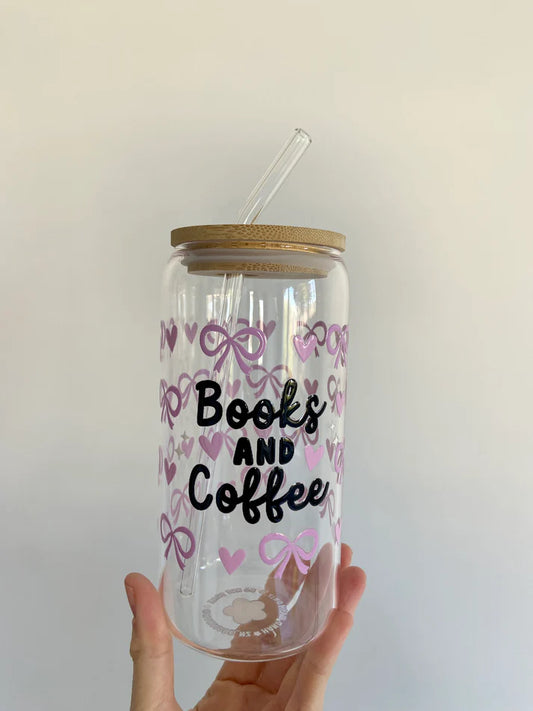 Books and Coffee Tumbler