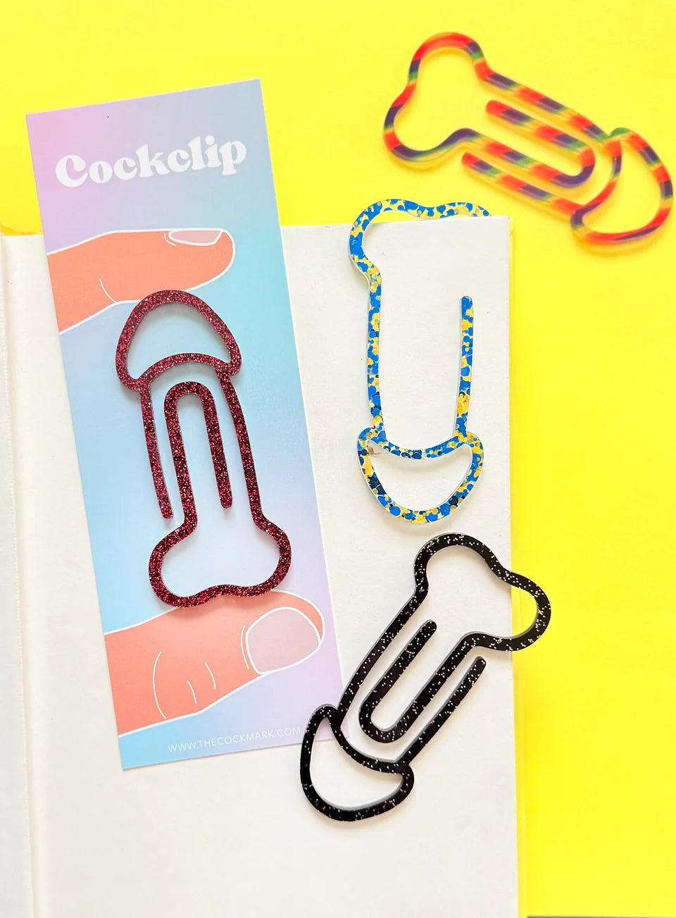 Cockclip Bookmark Burgundy