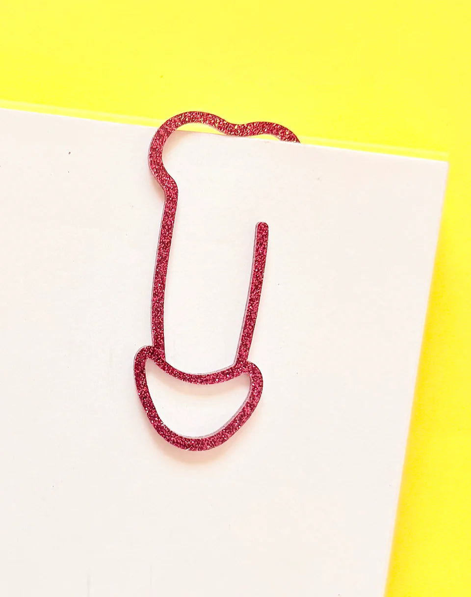 Cockclip Bookmark Burgundy