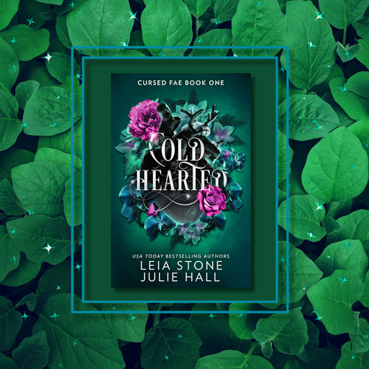 Cold Hearted by Leia Stone and Julie Hall, featuring the book cover with a photo background inspired by its artwork.