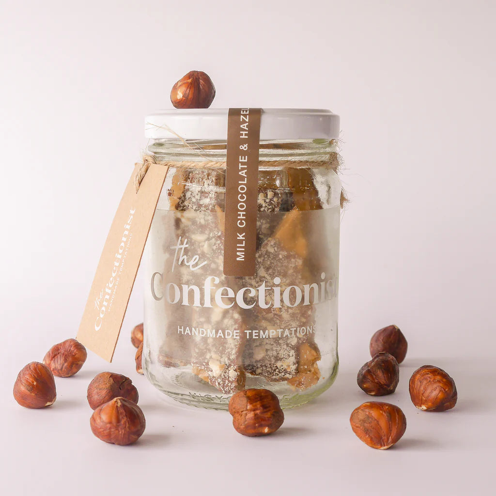 Milk Chocolate & Hazelnut Toffee | 85g Jar