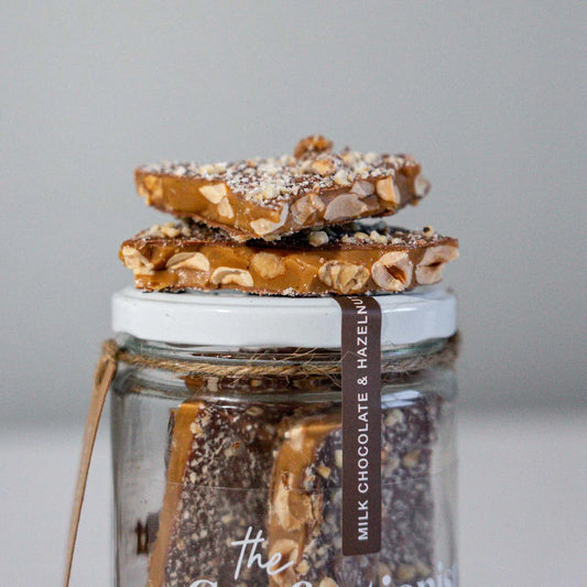 Milk Chocolate & Hazelnut Toffee | 85g Jar