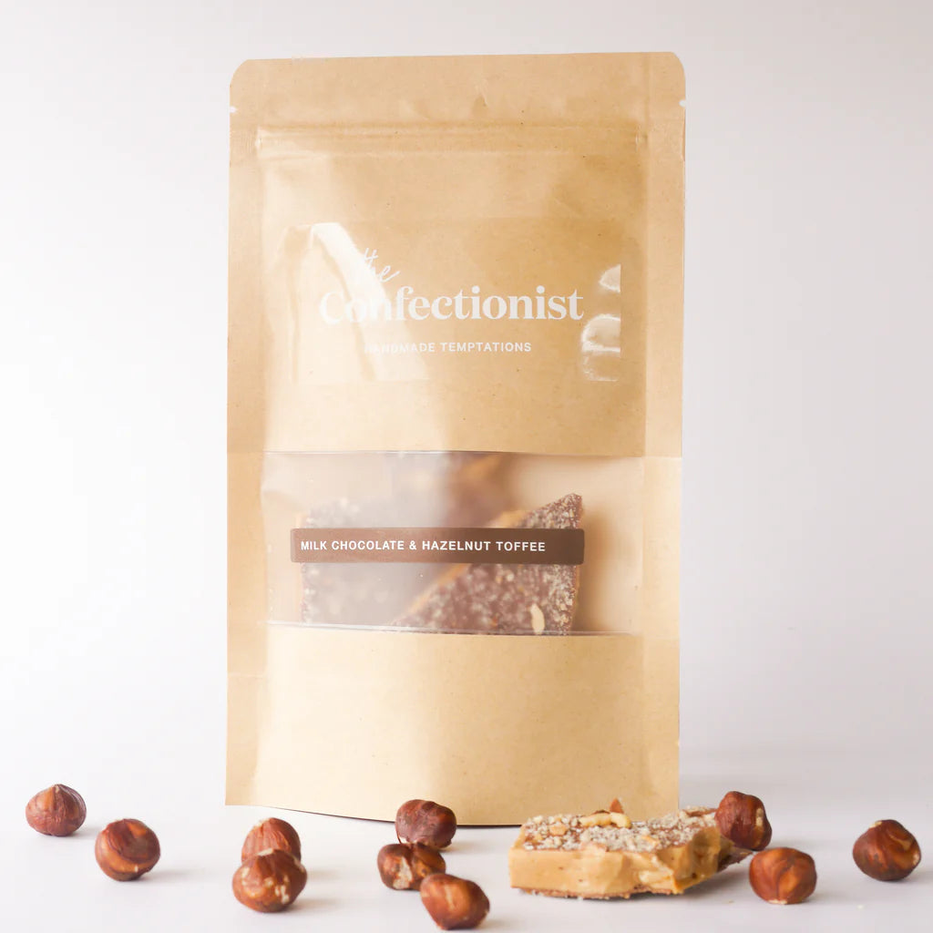 Milk Chocolate & Hazelnut Toffee | 100g Pouch