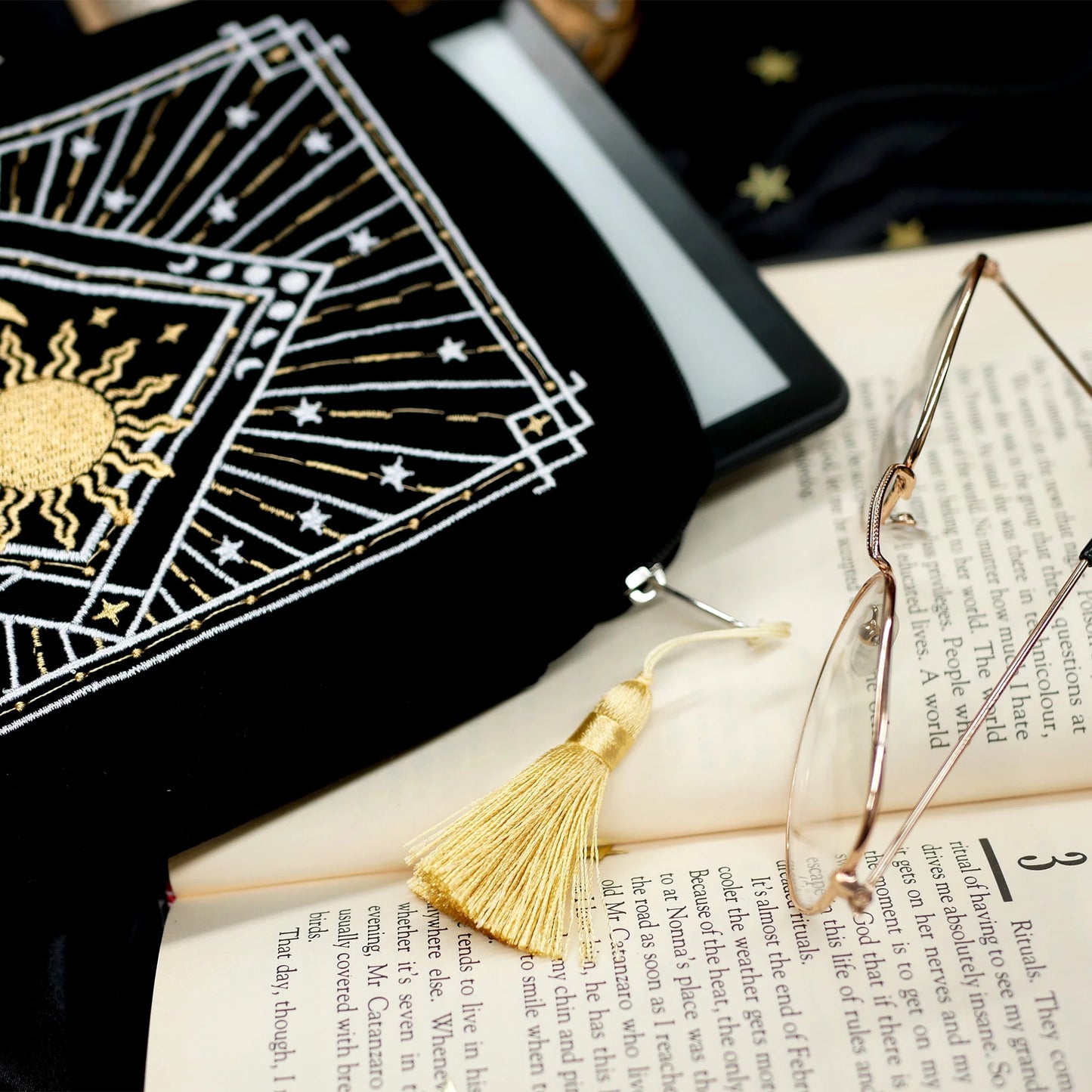 Sun and Moon E-Reader Sleeve