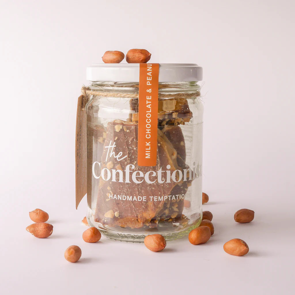 Milk Chocolate & Peanut Toffee | 85g Jar