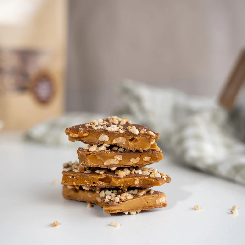 Milk Chocolate & Peanut Toffee | 85g Jar