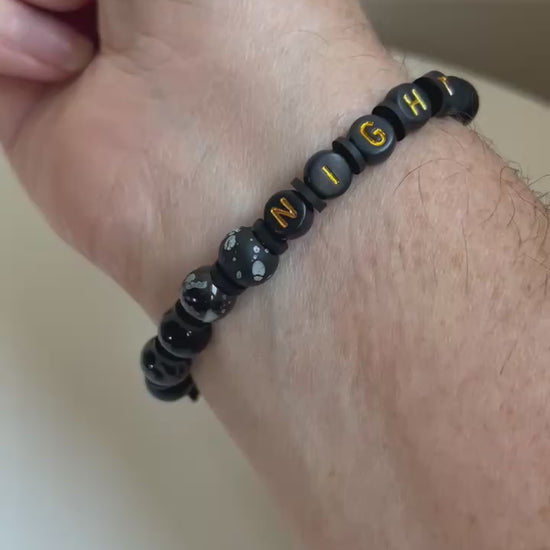 Video of Jess wearing the Night Court bracelet.