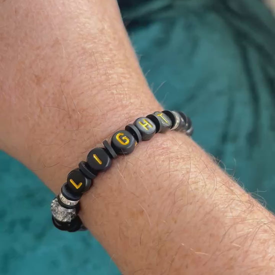 Video of Jess wearing the Light It Up bracelet.