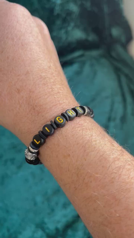Video of Jess wearing the Light It Up bracelet.