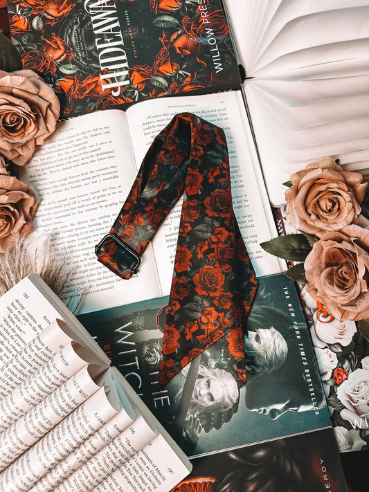 Dark Rose Tease Me Blindfold Bookmark