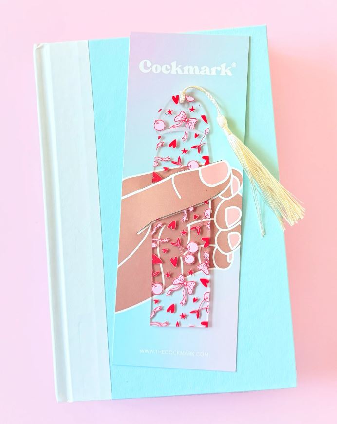 XOXO Cockmark Bookmark